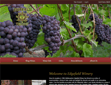 Tablet Screenshot of edgefieldwinery.com